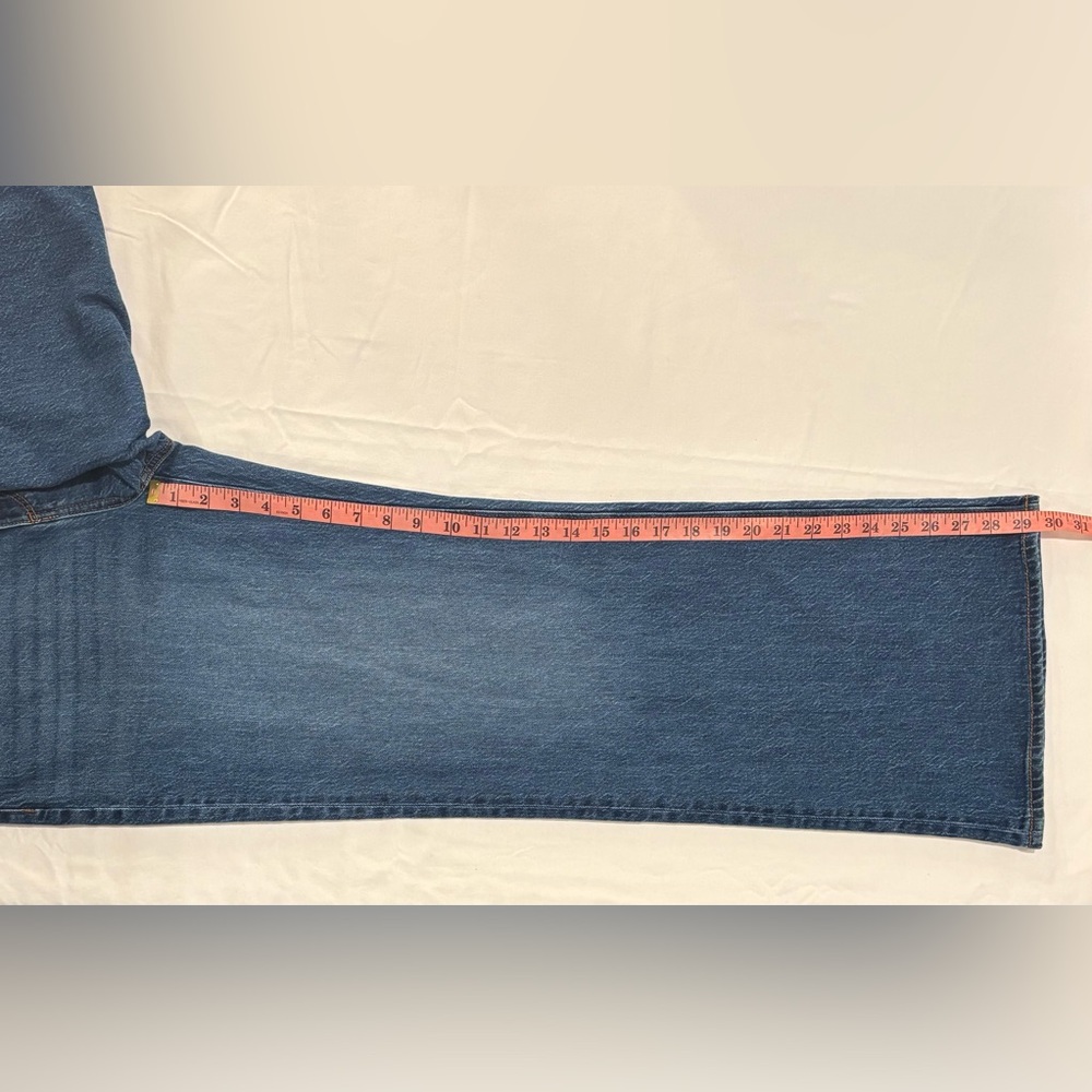LOFT Wide Leg High Waist Jeans Size 12 - Picture 7 of 11
